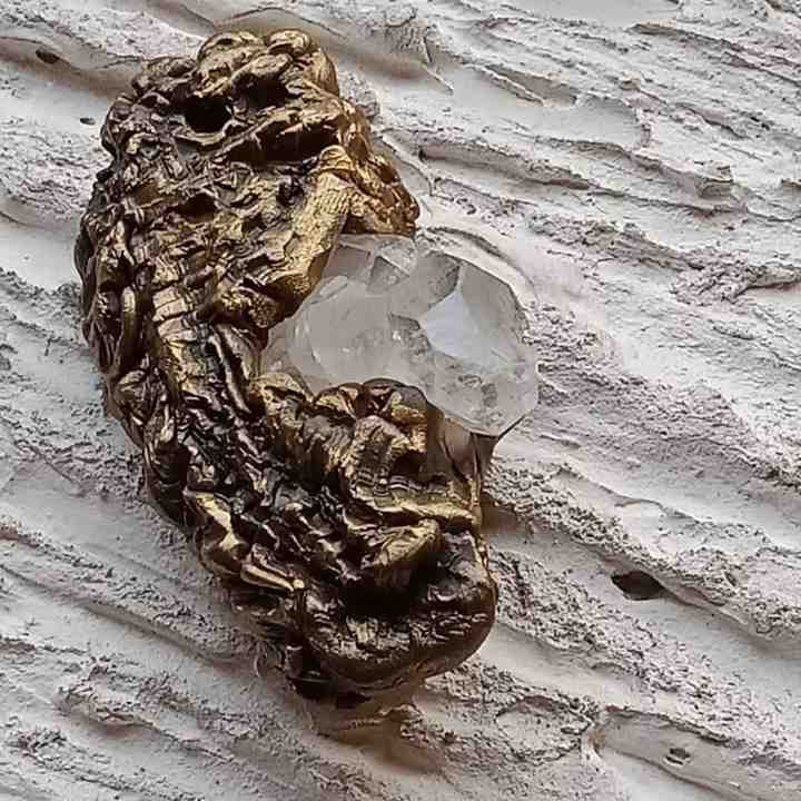 polimer clay sculptural jewelry 