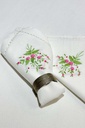 FLORAL EMBROIDERED TABLE NAPKINS
