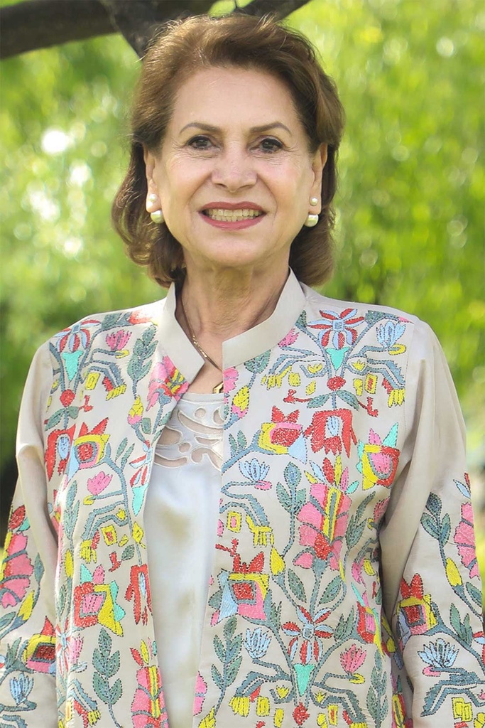 Beige Embroidered Jacket