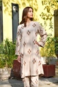 BEIGE BLOCKPRINT SUIT
