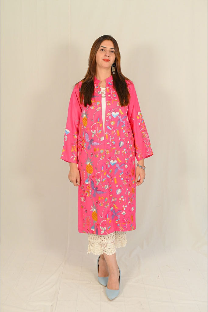 Pink Bird Gown