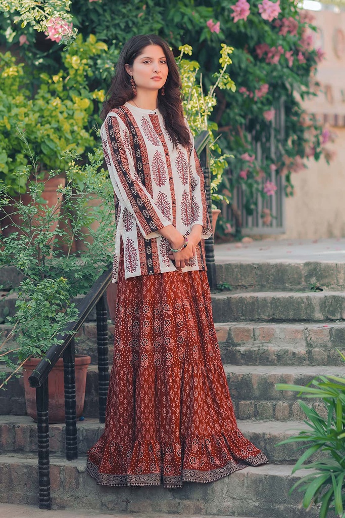 AJRAK BLOCKPRINT KURTI
