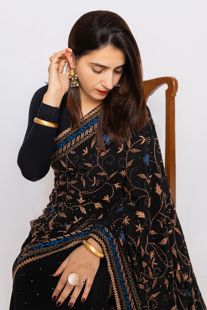 Silk Kantha Saree