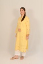 LIME TARKASHI KURTA