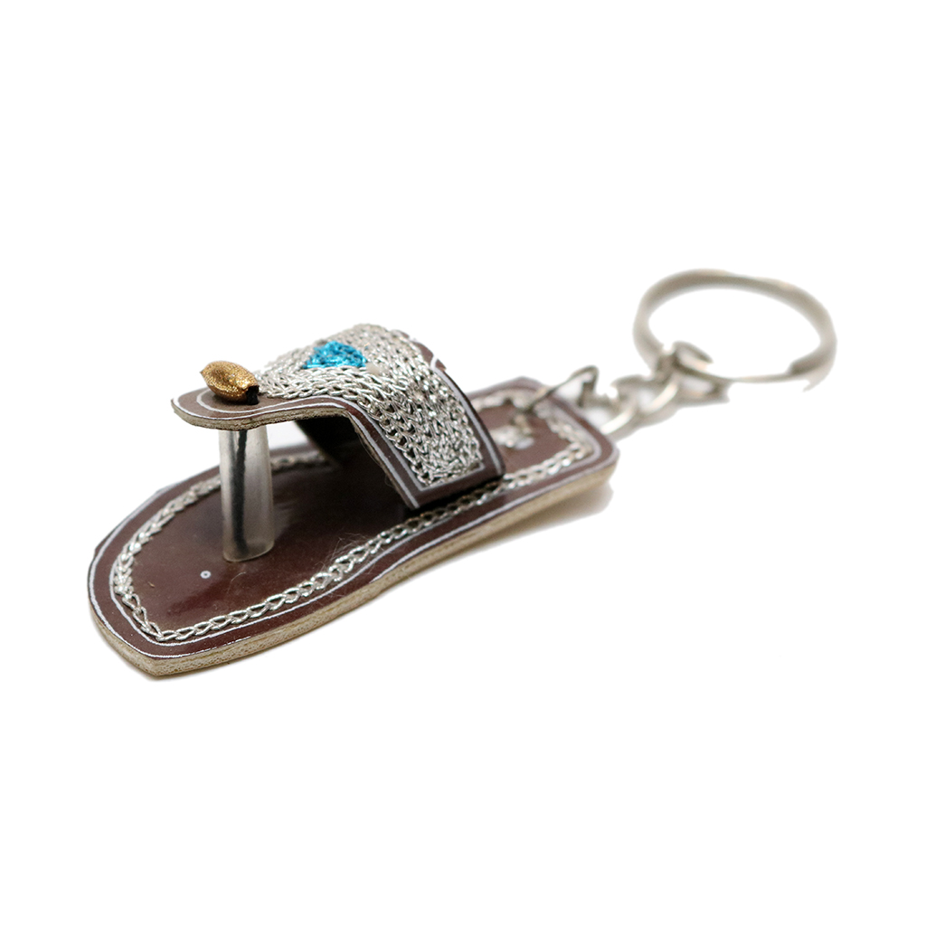Handmade Chappal Keyring (Set of 5)