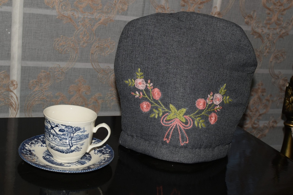 TC-11 Grey Jacquard Teacozy