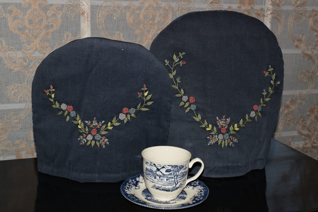 TC-12 Blue Jacquard Teacozy