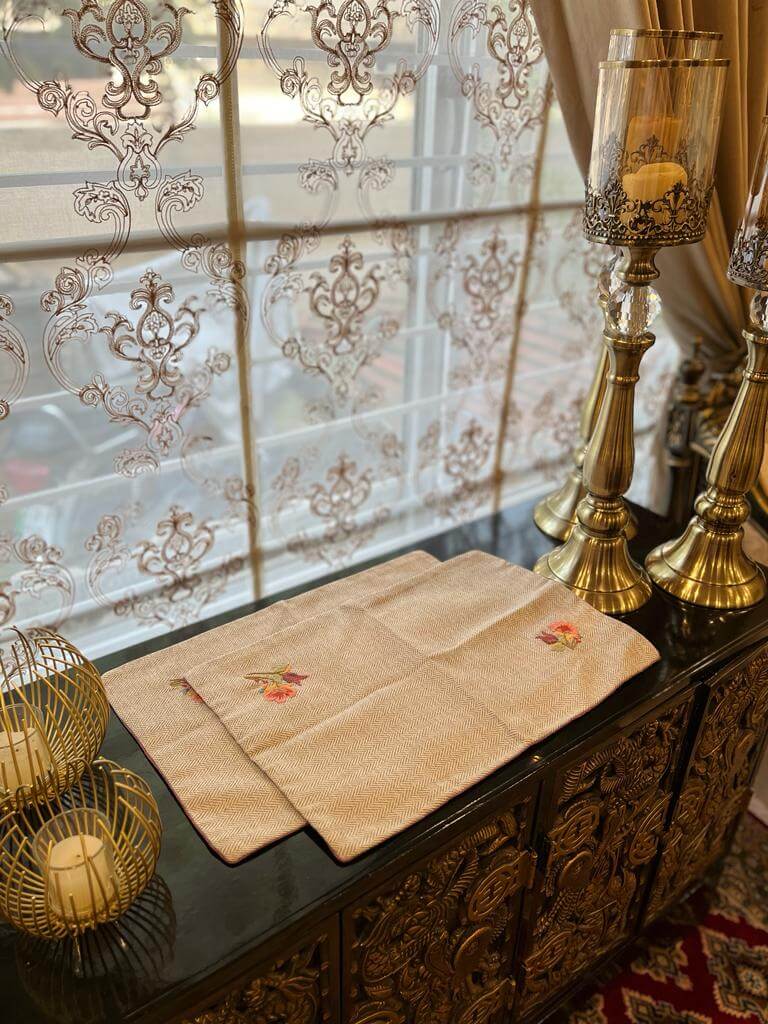 TM-17 Grey Jute Tray Mats