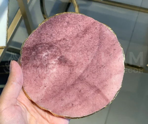 Marble Coasters – Mauve