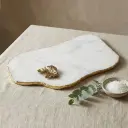 Abstract Platter – White