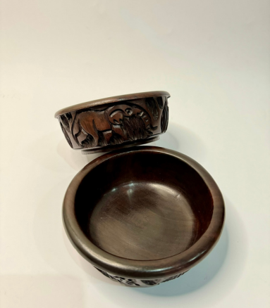 Carved Wooden Bowl