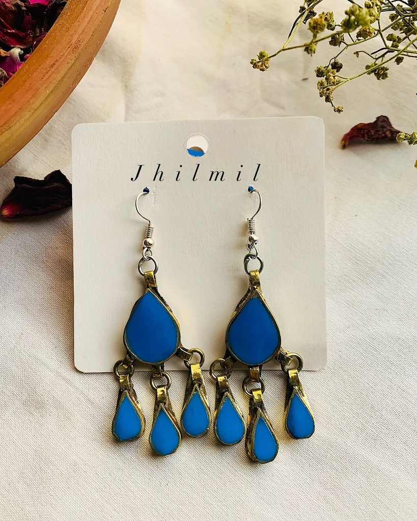 Afghan Tear hanging earrings