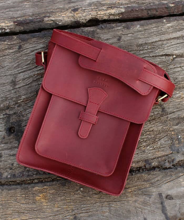 Bellaro – The Satchel Bag – Mahroon