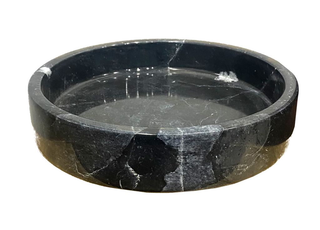 MARBLE - FLAT BOWL - 25cm