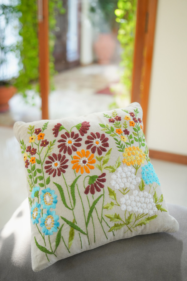 Petal Bloom Cushion Cover