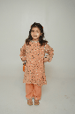 Peach Silk Kurta Shalwar