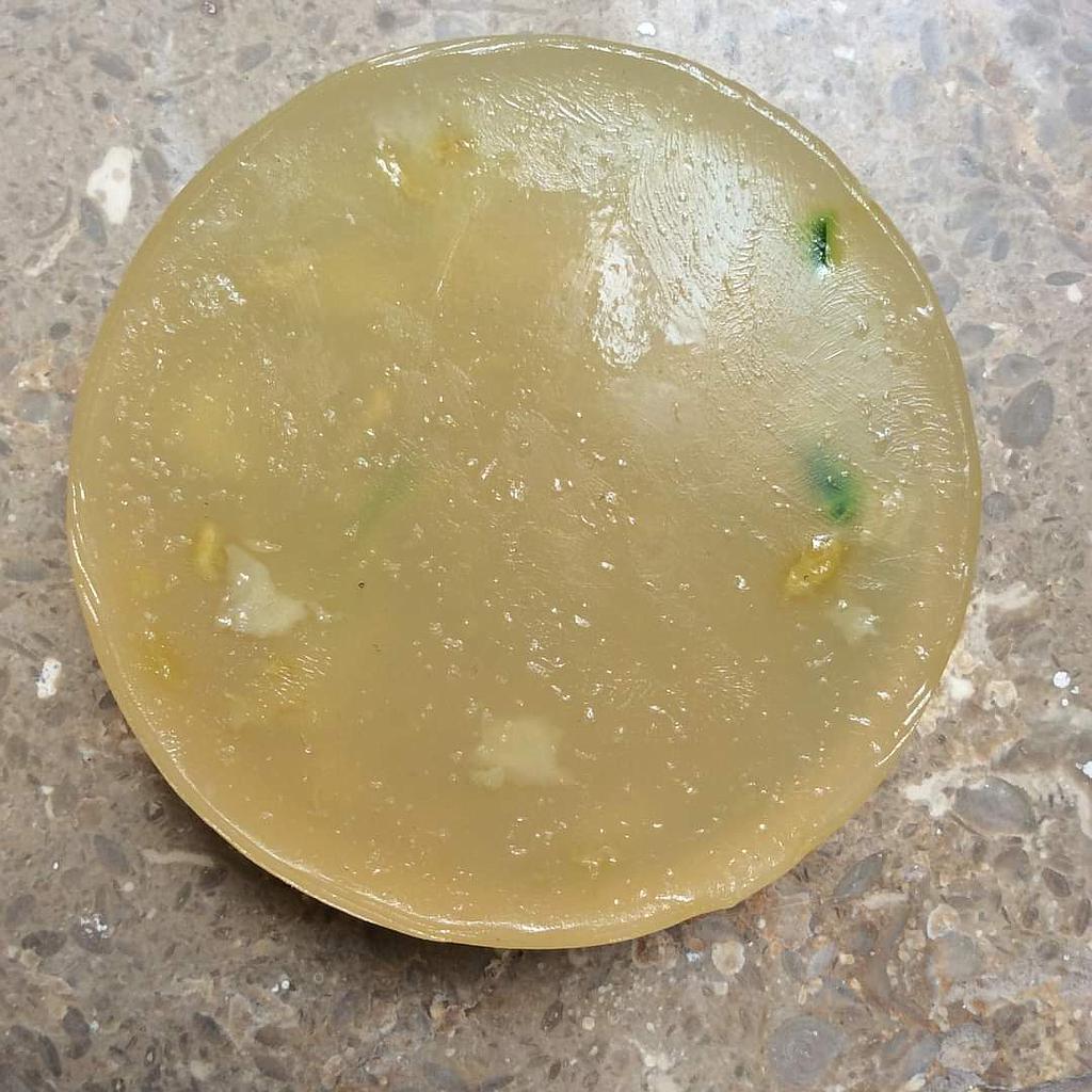 Handmade Lemon organic Soap with Scrub.