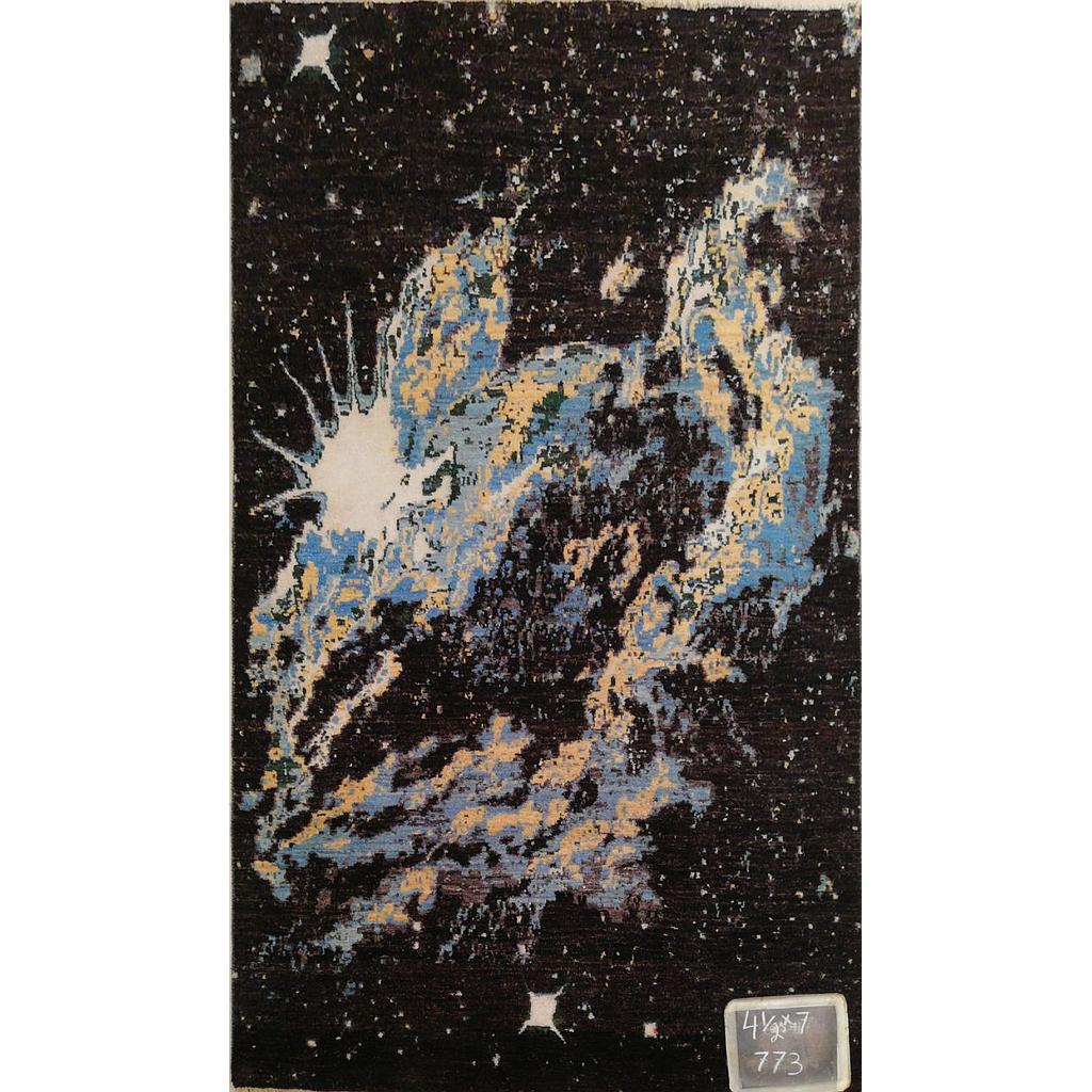 Modern Carpet -Wool&Silk- 4.6x7