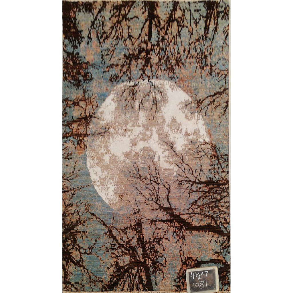 Modern Carpet -Wool&Silk- 4.6x7