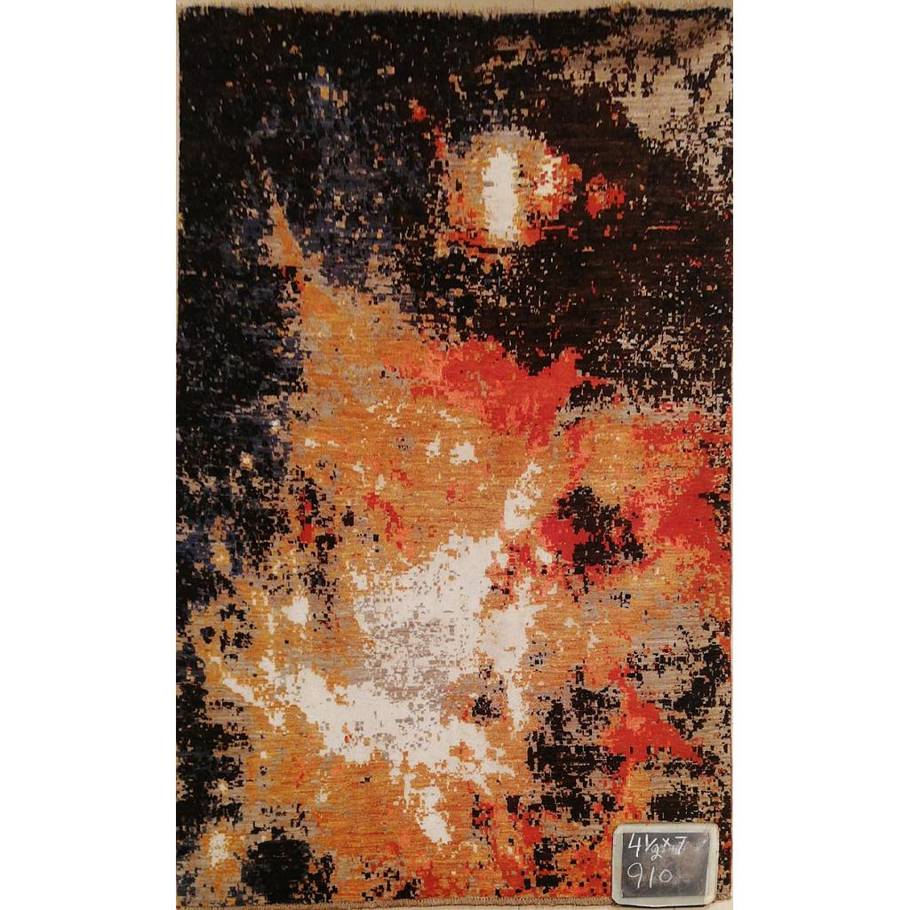 Modern Carpet -Wool&Silk- 4.6x7