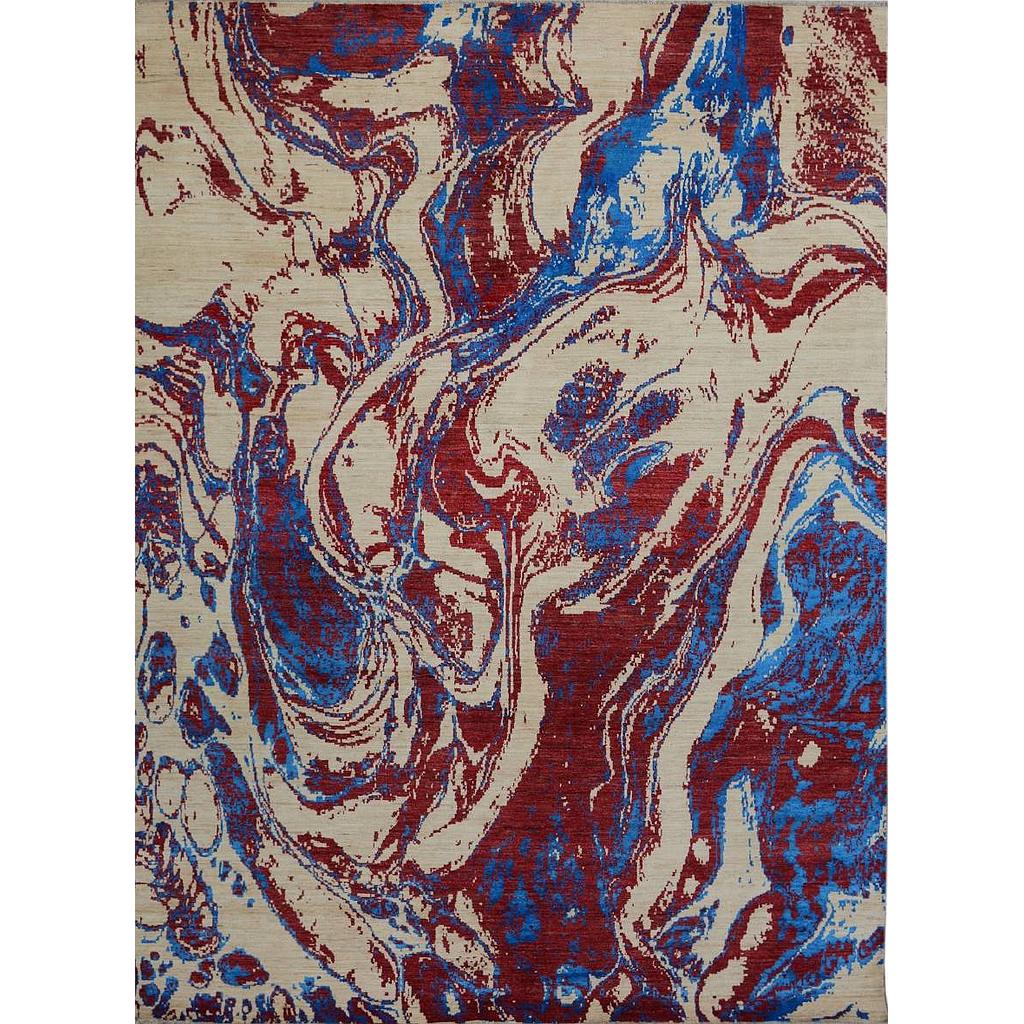 Modern Carpet -Wool&Silk- 9x12