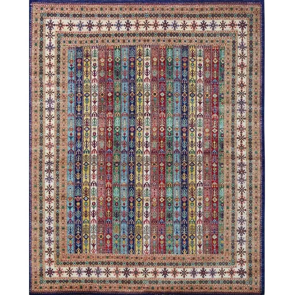 Suzani Carpet -Wool&Silk- 8x10
