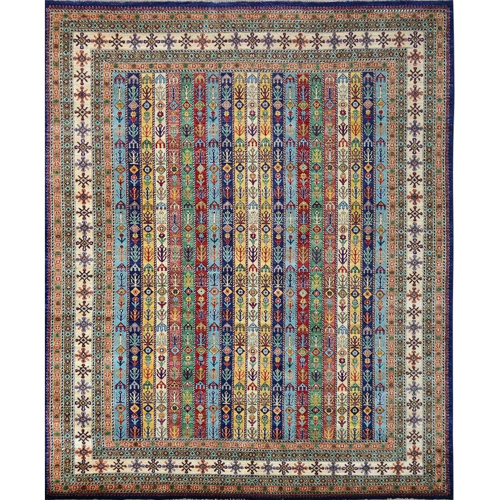 Suzani Carpet -Wool&Silk- 8x10