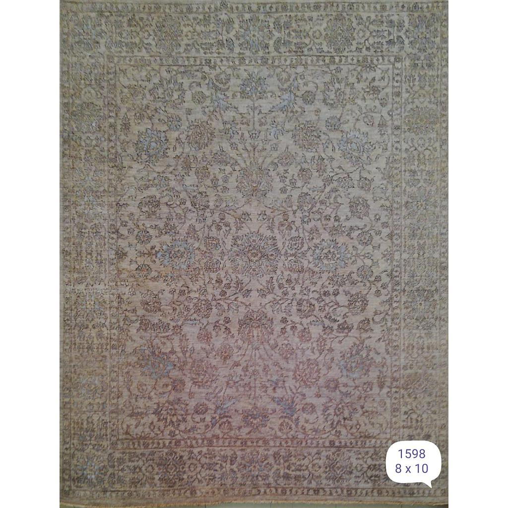 Suzani Carpet -Wool&Silk- 8x10