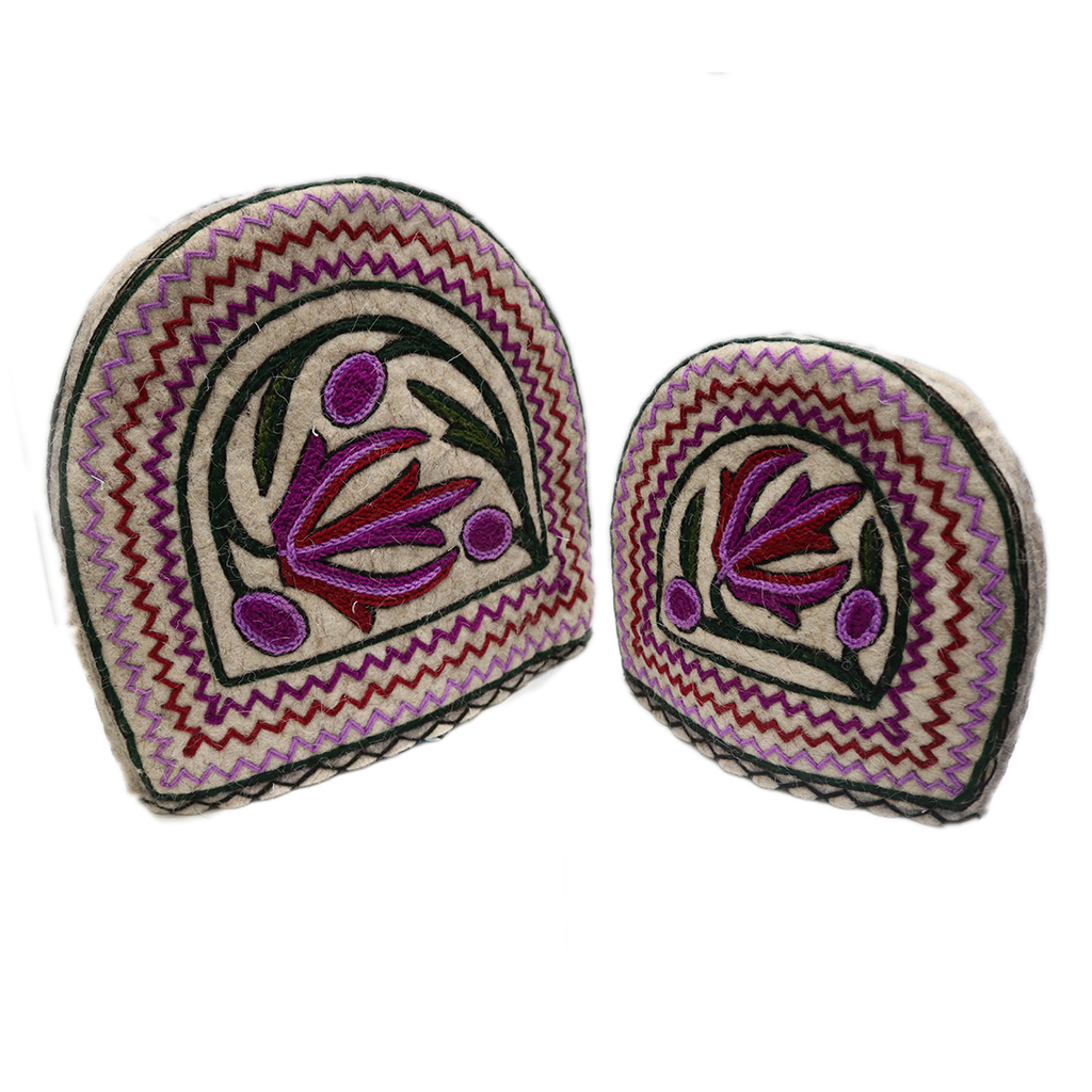  Hand Embroidered Tea Cozy set