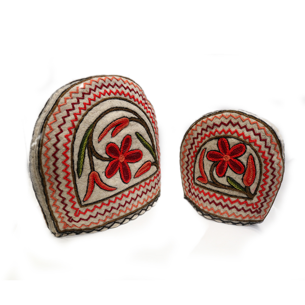  Hand Embroidered Tea Cozy set