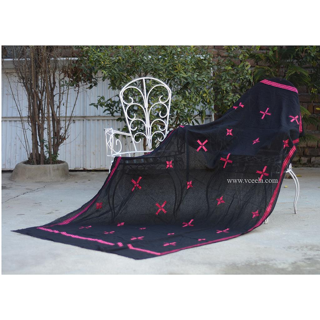 Phulkari Embroidered Shawl