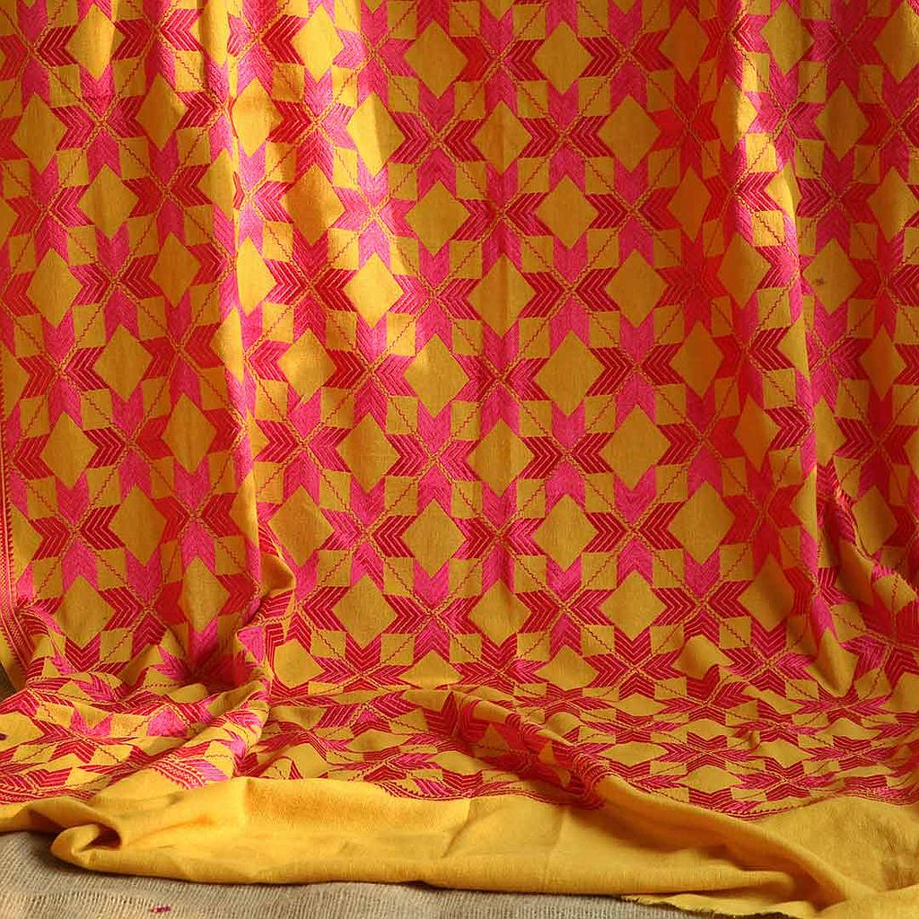 Embroidered Phulkari Shawl
