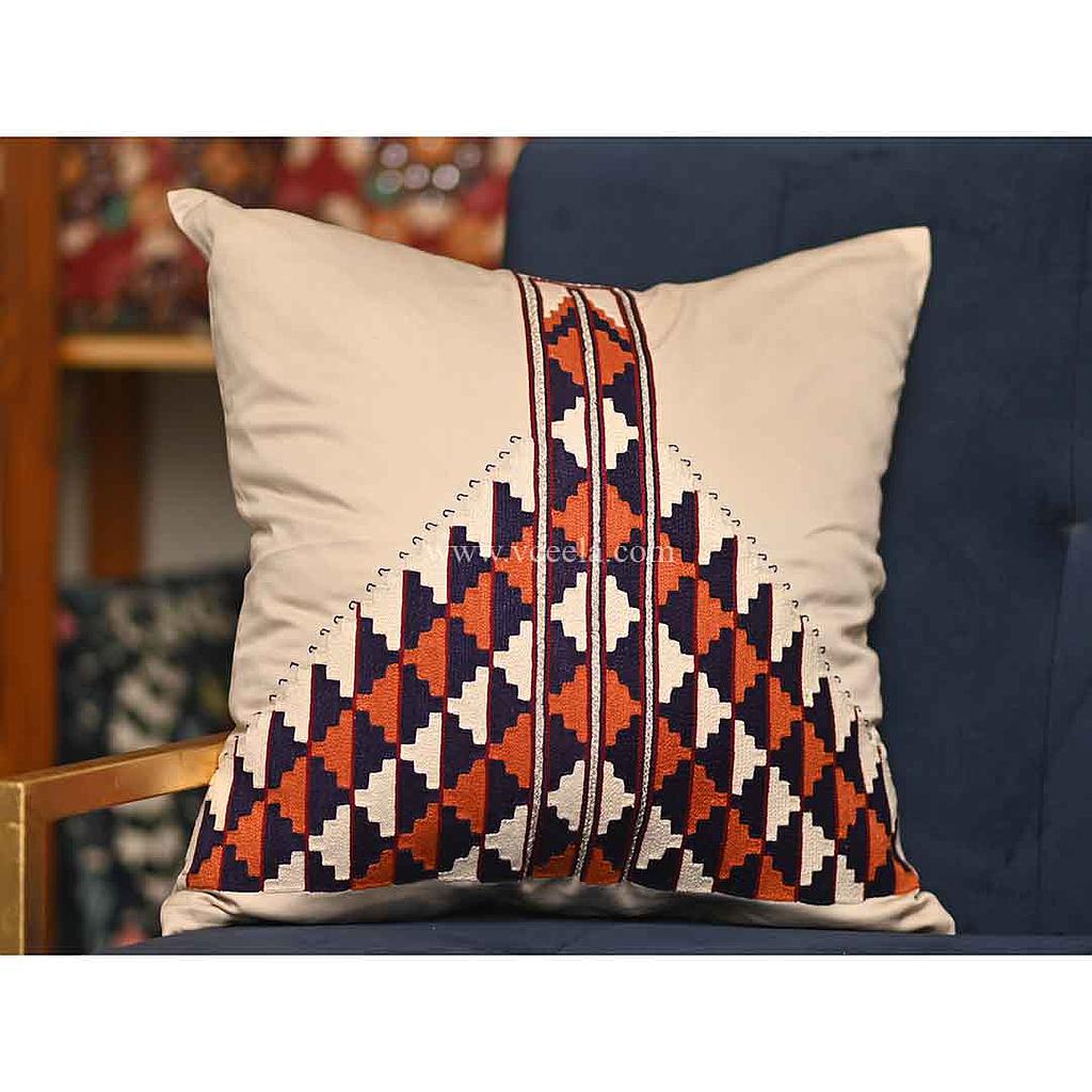 Hand Embroidered Cushion Cover