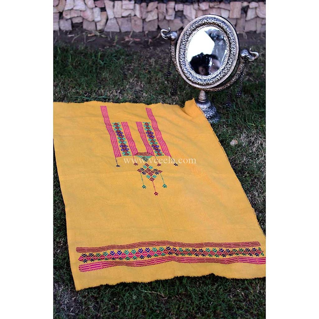 Embroidered Phulkari Unstitched shirt