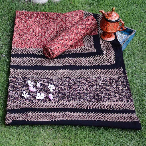 [PK0013-CF-AJK-009143] Ajrak - 2 Piece Suit 