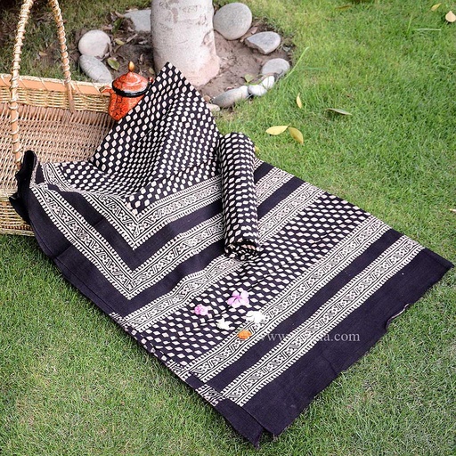 [PK3029-GN-GEN-009365] Ajrak - 2 Piece Suit       