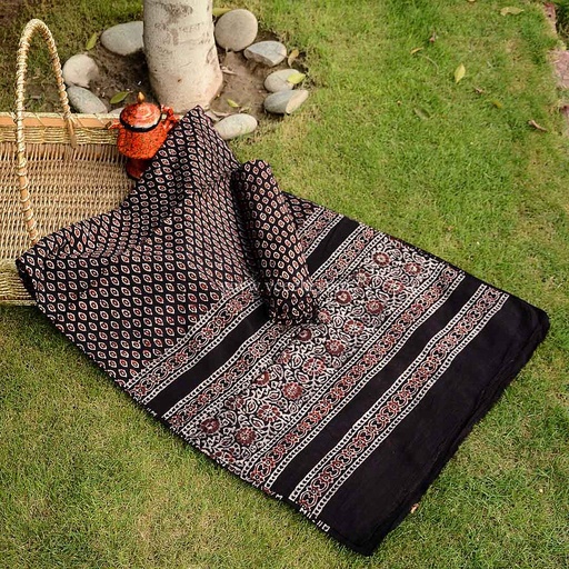 [PK0299-CF-AJK-009442] Ajrak - 2 Piece Suit  