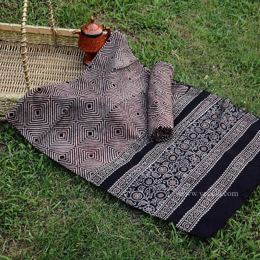 [PK0299-CF-AJK-009448] Ajrak - 2 Piece Suit