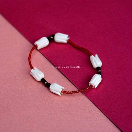 [PK0075-CF-BON-009495] Camel Bone Craft Wrist Chain