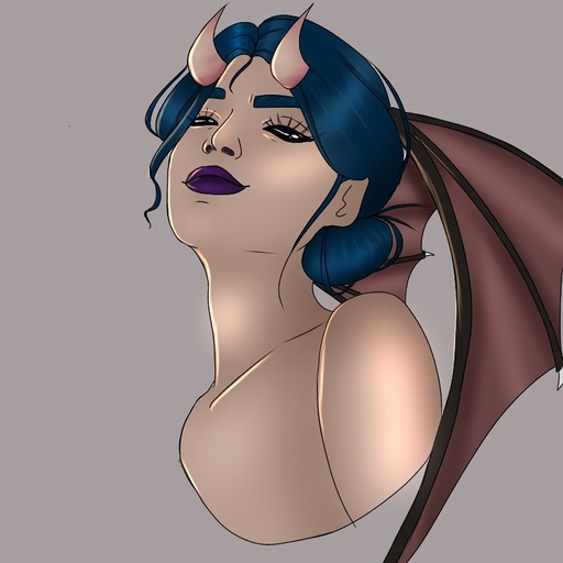 [PK4364-AR-DIG-013515] Demon girl room aesthetic