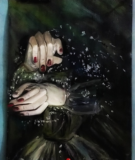 [PK4436-AR-OIL-013736] Drowning in thought 2020