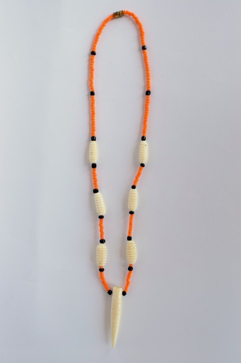 [PK0075-JW-NCK-001486] Camel Bone Beads Necklace
