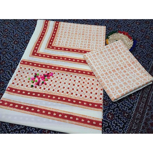 [PK3029-GN-GEN-014337] Ajrak - 2 Piece Suit 