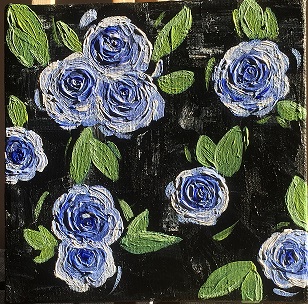 [PK4847-AR-ACR-014566] Purple Flowers