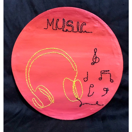 [PK5188-AR-ACR-015055] Handmade Painting With Thread