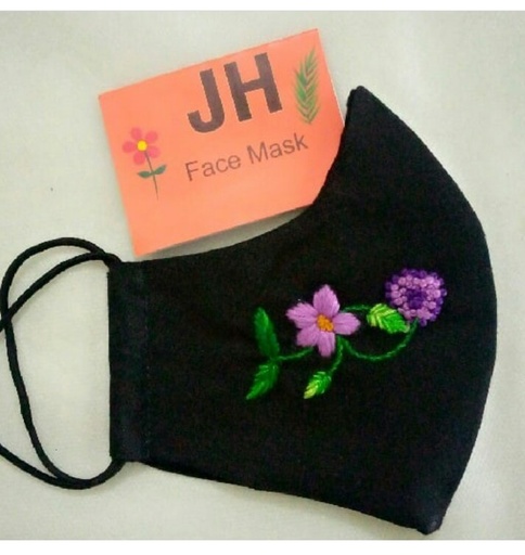 [PK5138-MR-GEN-015268] Black Laila Mask