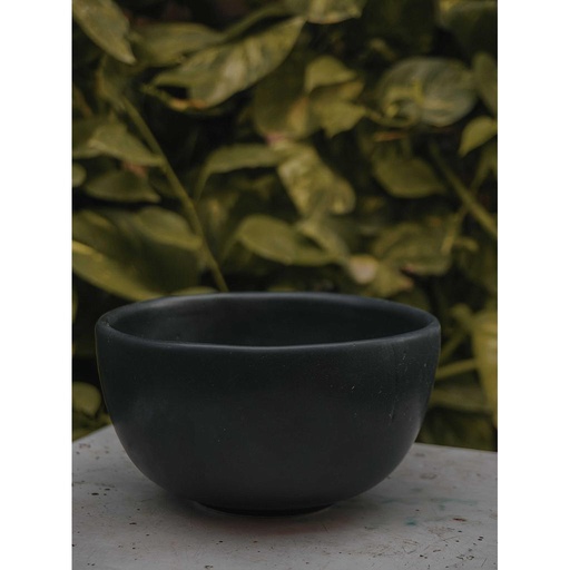 [PK0441-CF-CLY-015489] Mustard & Black Bowls