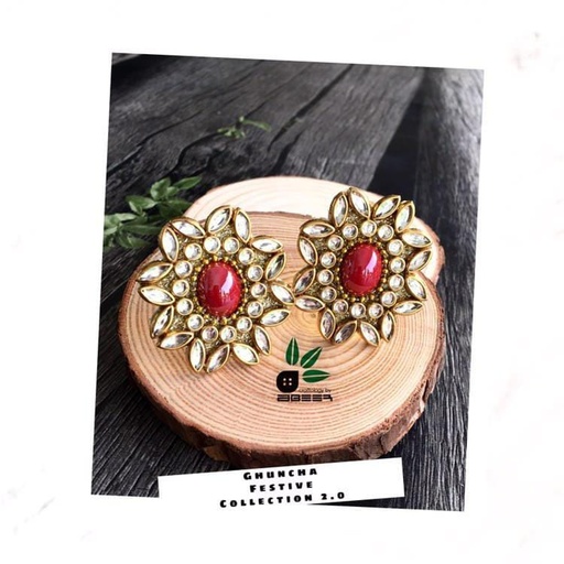 [PK3312-JW-EAR-016283] Ghuncha Earrings 
