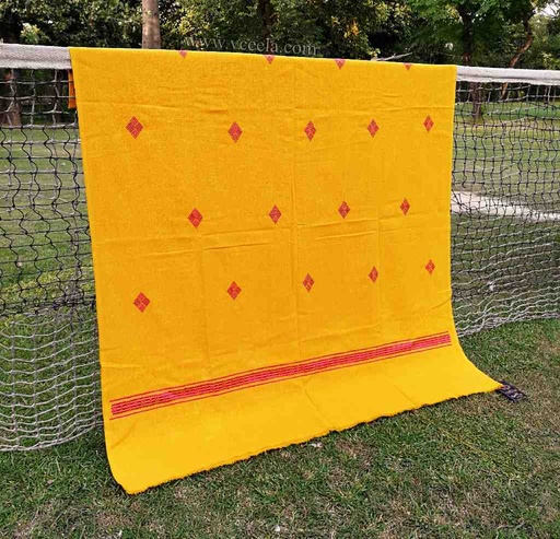 [PK5848-CW-SCF-016635] Hand Embroidered Shawl