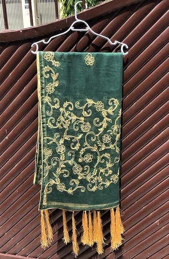 [PK3000-CW-SCF-016719] Hand Embroidered Dupatta